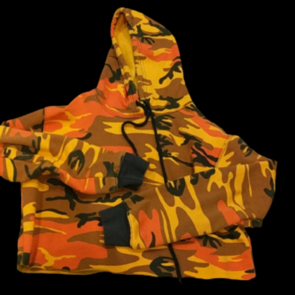 Rothco cropped combat hoodie